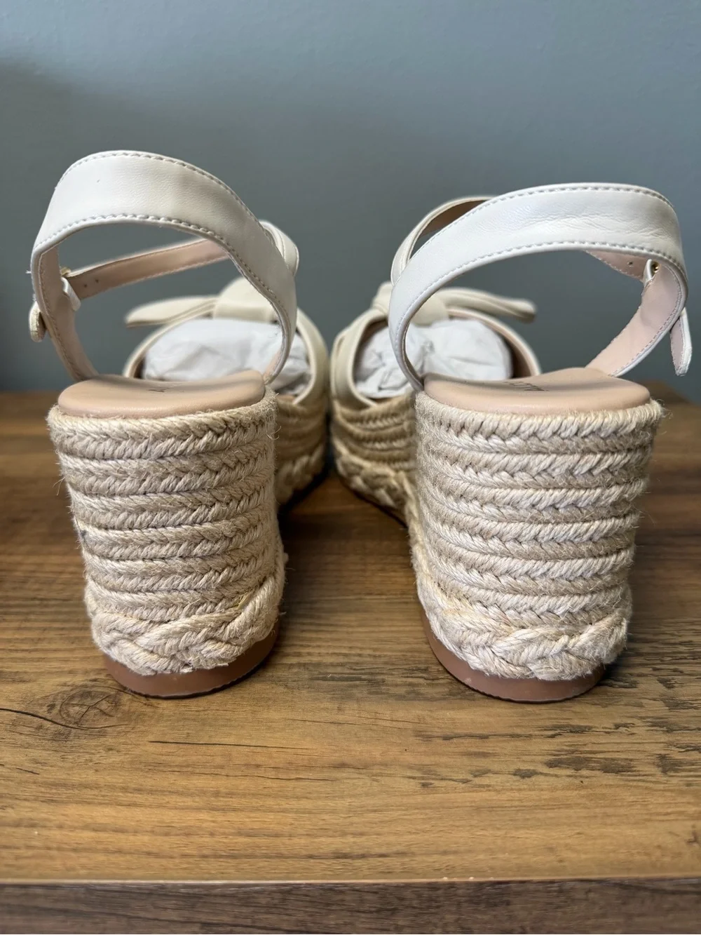 Aldo Women’s Macrama Espadrille Platform Wedge Sandals. Size 8. NWT/In Box.